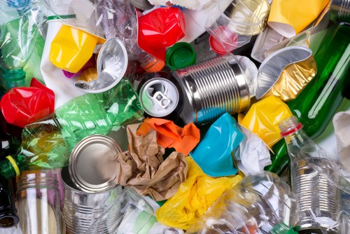 Illustration of chemical waste containers in Elephant and Castle
