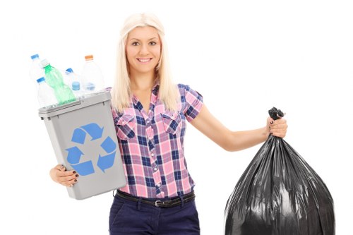 Advanced machinery used in waste removal