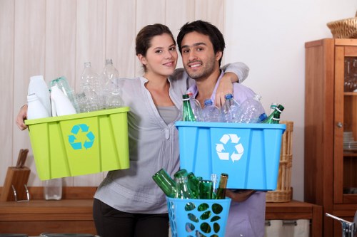 Skip being used for home renovation waste disposal